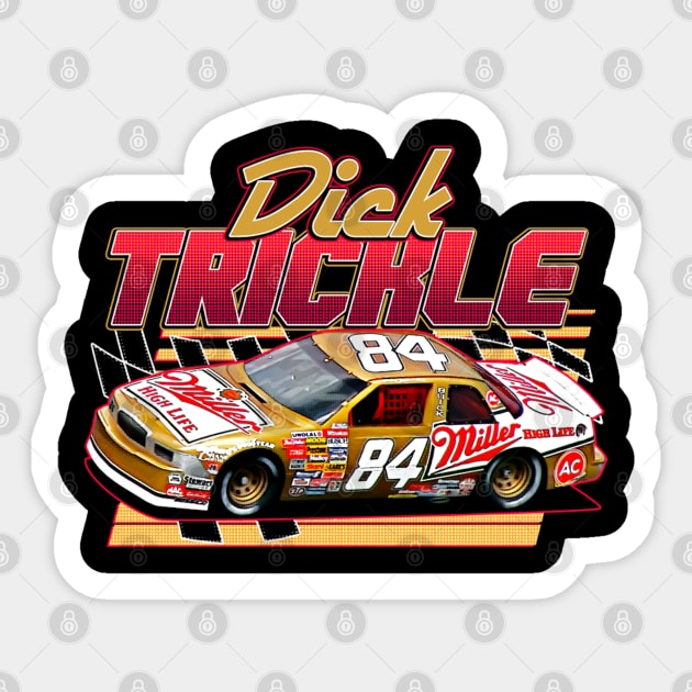 Dick Trickle Cup Retro 80s Sticker by stevenmsparks